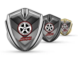 Metall Kuppel Emblem Luxus Finish Legierung Detail